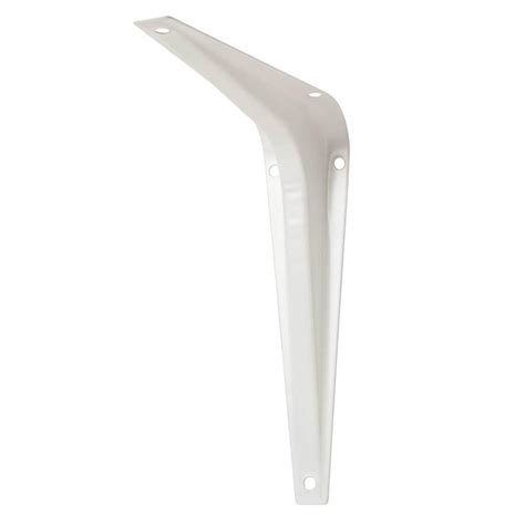 white metal shelf brackets home depot|white metal shelving brackets.